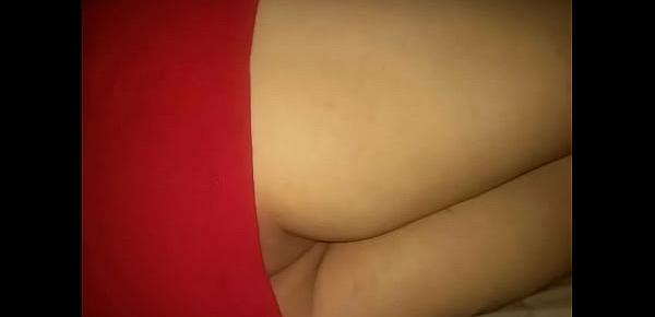  red skirt  anal